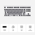 thumbnail image 3 of Teclado mecánico RGB para teclado programable Flesports MK870 (blanco), 3 of 9