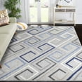 thumbnail image 3 of Superior Ares Modern Indoor/ Outdoor Area Rug, 4' x 6', Gray, 3 of 9
