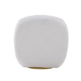 thumbnail image 2 of Newboti Yedaid White Teddy Sherpa Accent Chair w/ Swivel 749421621895598, 2 of 8