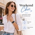 thumbnail image 6 of Women’s Quartz Watch with Minimalist Large Dial, Silicone Strap,Waterproof Watch for Woman,Birthday Gift for Woman, 6 of 8