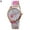 1, variant on Women Flower Print Silicon Band Arabic Numerals Dial Quartz Wrist Watch