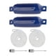 thumbnail image 5 of Protección de guardabarros para barcos, 4x16 pulgadas, accesorios para barcos, con 2 cuerdas paragolpes para barcos cuerda blanca kusrkot Defensa de barco, 5 of 8