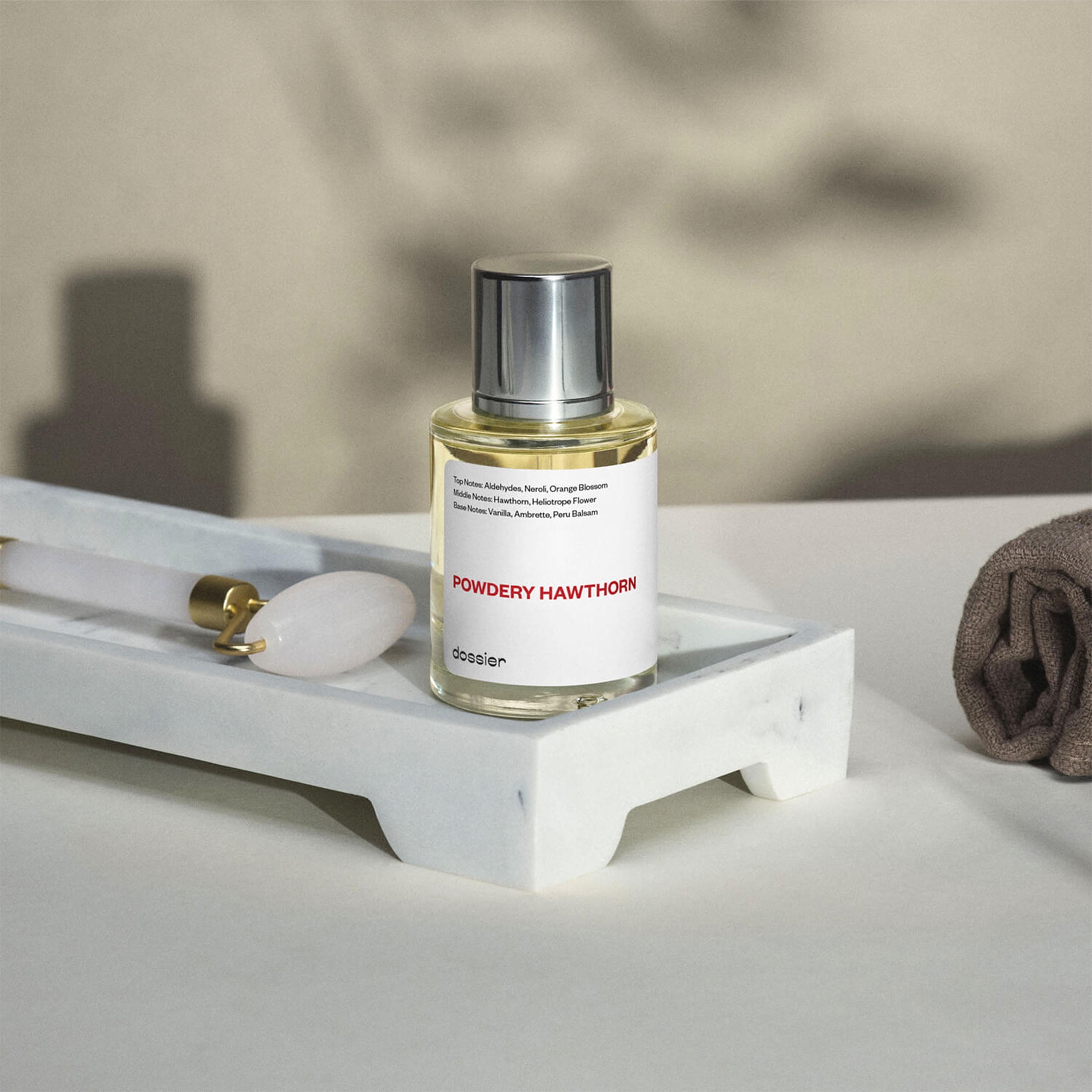 Dossier Powdery Hawthorn Eau De Parfum, Inspired by Tom Ford's Metallique, Perfume for Women, 1.7 oz