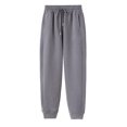 thumbnail image 3 of Pantalones cálidos gruesos de otoño e invierno para mujer, pantalón sudadera deportiva holgado para exteriores, pantalones holgados con cordón recto para mujer, 3 of 5