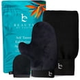 thumbnail image 1 of Set de guantes bronceadores Beauty by Earth Self Tanner con exfoliante, 1 of 5