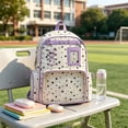 thumbnail image 4 of Horplkj Kawaii Ita Bag, Pin Display Backpack, Aesthetic Large Capacity Travel Backpack Purse with Clear PVC Window and Water-resistant Daypack for Women, 4 of 8