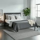 thumbnail image 4 of Ilios Innova | Base de Cama Matrimonial con Cabecera Moderna de Diseño Moderno, Estructura Reforzada Con Tapizado Color Negro, 4 of 9
