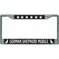 thumbnail image 1 of Cadre de Plaque d'Immatriculation Chromé German Shepherd Mobile, 1 of 1