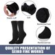 thumbnail image 3 of Xiao Hua Calcetines de felpa para mujer, cómodos, suaves y esponjosos, cálidos para el invierno (juego de 5 pares), color negro, 3 of 5