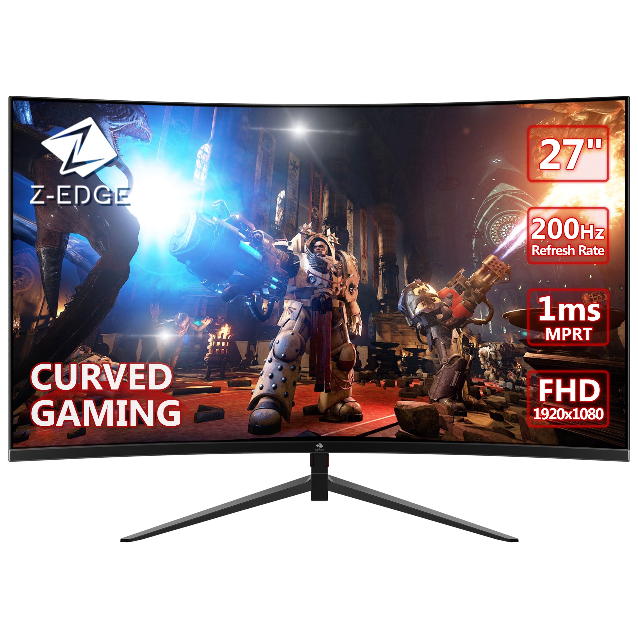 Z-EDGE UG27 27-Inch LED Curved Gaming Monitor 200Hz(DP) 144Hz(HDMI