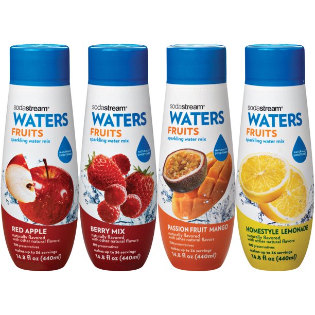 SodaStream Waters Fruit Variety Sparkling Drink Mix, 440mL Walmart