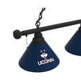 thumbnail image 2 of University of Connecticut 3 Shade Billiard Light with Black Fixture, 2 of 5