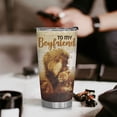 thumbnail image 4 of Gifts for Boyfriend - Boyfriend Gifts from Girlfriend - I Love You Gifts for Him for Anniversary, Boyfriend Birthday Gift, Boyfriend Christmas Gifts - Lion 20oz Stainless Steel Tumbler, 4 of 6