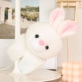 thumbnail image 3 of ICQOVD Rabbit Plush Tool Soft Stuffed Decorative Gift, 3 of 8