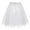 White, variant on Girls Tulle Skirt A-Line Mesh Elastic Waist Boho Tiered Bling Maxi Long Tutu Skirts for Kids 2-12T