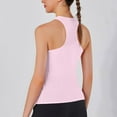 thumbnail image 5 of Under $10.00 Dgankt Tshirts Shirts for Women Women's 2025 Sports Fitness Yoga Wear Sports Round Neck Camisole on Clearance, 5 of 5