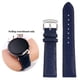 thumbnail image 3 of Correa de reloj de piel de pez con perla del diablo de 20 mm y 22 mm para Huawei Tissot Omega Mido, resistente al desgaste y a los arañazos, negra, azul y roja, 3 of 5