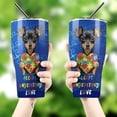 thumbnail image 4 of Autism Awareness Toy Fox Terrier Accept Understand Love 30oz Stainless Steel Tumbler Insulated Cup with Lid Dog Lover - 12003, 4 of 5