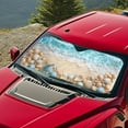 thumbnail image 3 of Jeiento Beach Starfish Sunshade Visor Car Windshield Sun Shade Easy Installation Foldable Automotive Interior Accessories for Sun Protection Sun Shade for UV Protection Easy Storage, 3 of 6