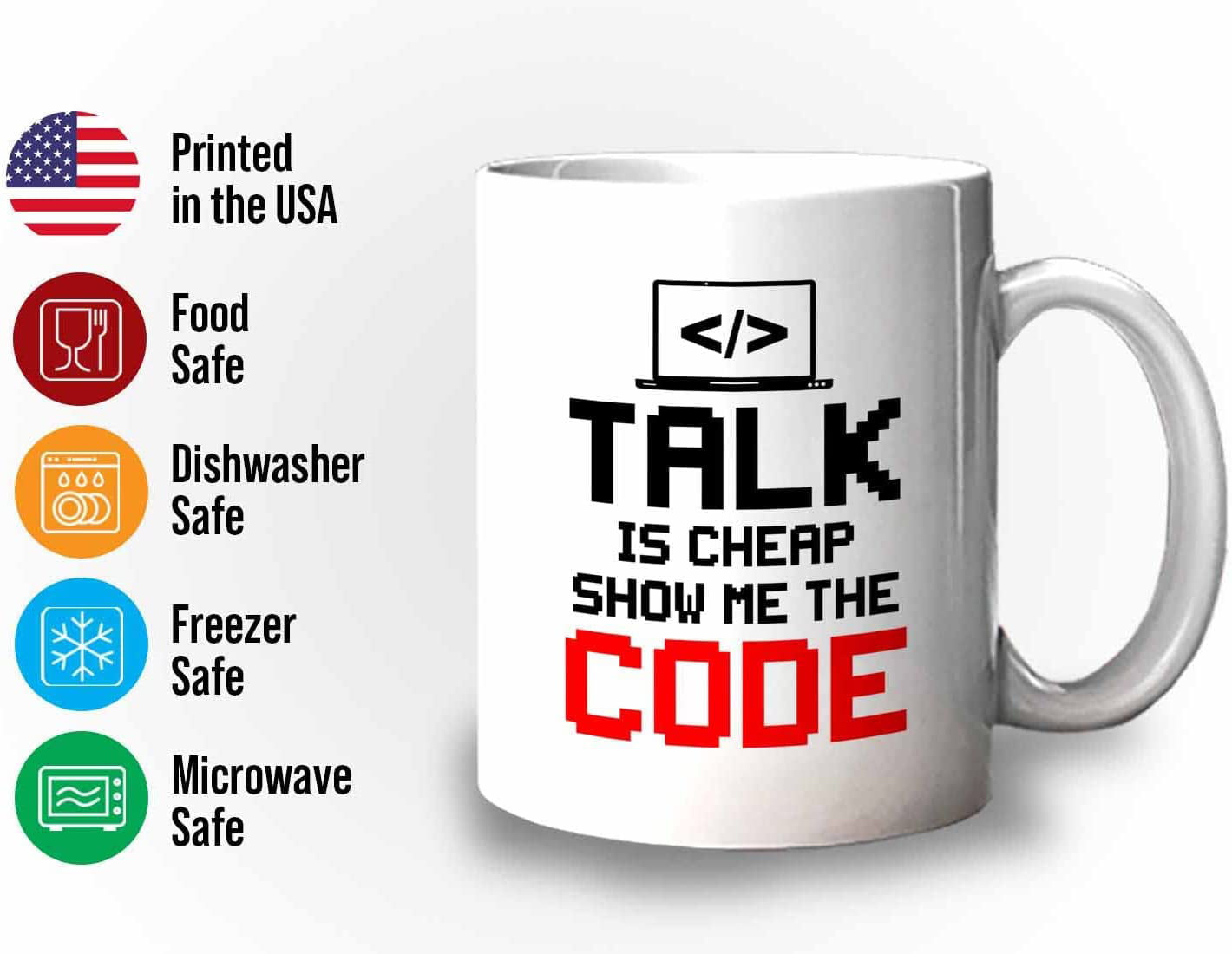 Programmer Gift Talk is cheap show me the code Poster by Tobias