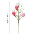 thumbnail image 2 of LEWEEN Easter Egg Bouquet Decorations, 22 Inch Flower Arrangement Props, Home Party Desktop Decor Multicolor Spring Festive Ornaments for Easter Brunch Gift Wrapping Annual Collection Ready-to-Use, 2 of 8