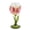 #A03-f, variant on Unique Floral Rose Wine Goblet, Detailed Thorn Leaf Stem Glass Cup, Premium Glassware for Cocktail Champagne Juice, Home Table Wedding Party Ornament