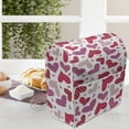 thumbnail image 3 of Valentines Stand Mixer Cover, Doodle Hand Drawns Love and Affection with Many Patterns, Kitchen Appliance Organizer Bag Cover with Pockets, 5 Quarts, Pink Ruby Dried Rose, by Ambesonne, 3 of 4