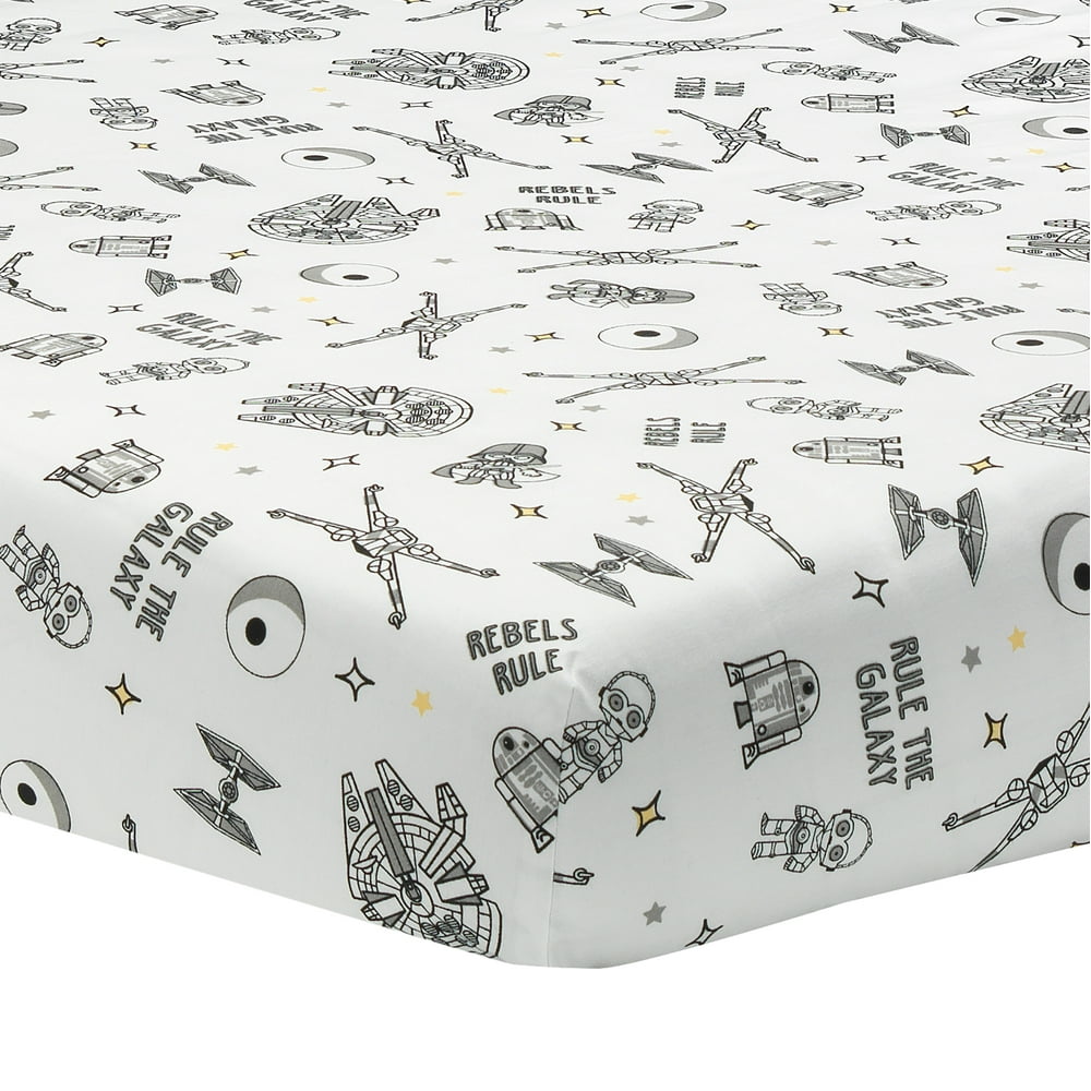 Lambs & Ivy Star Wars Signature Rebels Rule Cotton Fitted Crib/Toddler