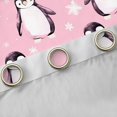 thumbnail image 4 of Manfei Kawaii Penguin Blackout Curtains Set of 2 (52x84 Each) for Preppy Kids Children,Merry Christmas Window Curtains,Happy Winter Xmas Curtains and Drapes,Ultra Soft Home Decor, 4 of 6