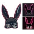 thumbnail image 4 of Glowing Bunny , Luminescent Half Face  for  Party Supplies Costume Accessory, 4 of 8