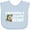 AE-Light Blue, variant on Inktastic Grandpa's Fishing Buddy with White Text Boys Baby Bib