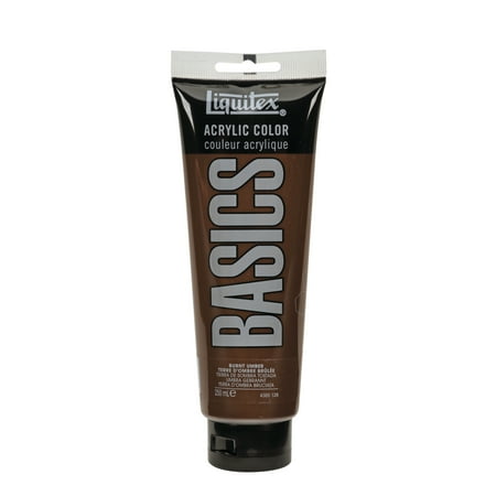 - Liquitex BASICS Acrylic Color, 250ml Tube, Burnt Umber