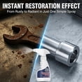thumbnail image 6 of AsdQ Rust Remover Spray for Metal, Highly Concentrated Rust Remover for Steel Copper Stainless Steel, Heavy Duty Rust Remover Spray No Scrubbing, Fast Acting Rust Stain Remover 4 fl oz (2 Pcs), 6 of 8