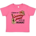 thumbnail image 3 of Inktastic I Listen to Country Music with My Mommy with Guitar and Hat Boys or Girls Baby T-Shirt, 3 of 5