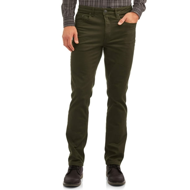 George Men's Premium 5 Pocket Twill Pants - Walmart.com