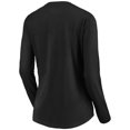 thumbnail image 3 of Women's Black Montreal Canadiens Team Pride Logo Long Sleeve V-Neck T-Shirt, 3 of 3