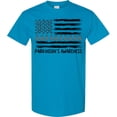 thumbnail image 3 of Inktastic Parkinson's Awareness Gray Ribbons and Flag T-Shirt, 3 of 5