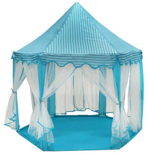 Pop Up Kids Play Tent Hexagon Indoor Outdoor Park Beach Children Fairy Playhouse 