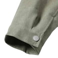 thumbnail image 4 of Crop Jackets for Men Jerdar Men's Color-blocked Lapel Zip-up Snap Button Zip-up Pocket Long-sleeved Coat Top, 4 of 7