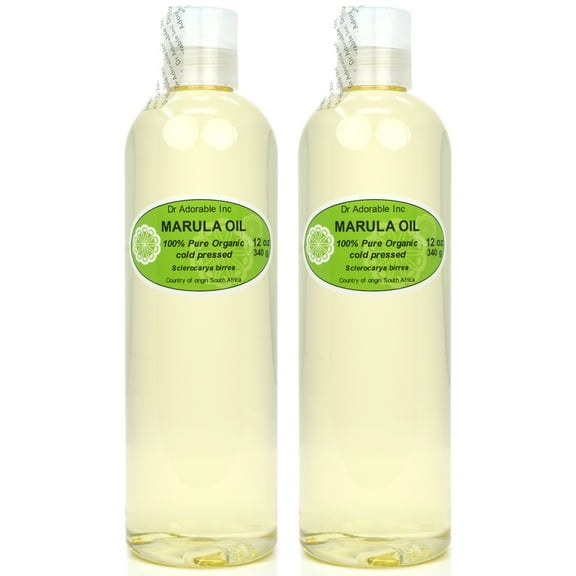 Dr. Adorable - 100% Pure Marula Seed Oil Organic Cold Pressed Natural Hair Skin Care Anti Aging - 24 oz