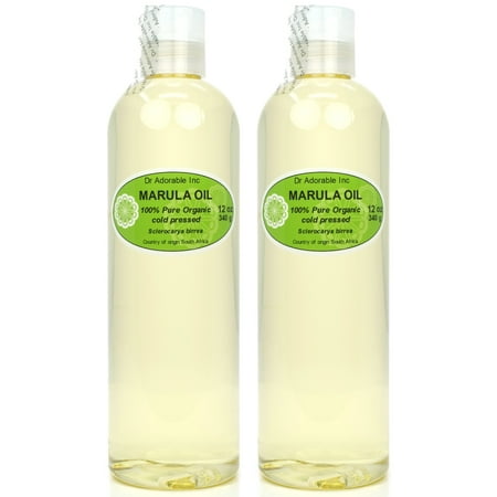 Dr. Adorable - 100% Pure Marula Seed Oil Organic Cold Pressed Natural Hair Skin Care Anti Aging - 24 oz