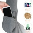 thumbnail image 4 of JESPET & GOOPAWS: Comfy Pet Sling Bag - Grey - Carry Small Dogs & Cats Up to 12lbs, Adjustable Strap, Hands-Free Travel, Breathable & Lightweight, 4 of 7