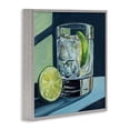 thumbnail image 2 of Stupell Industries Eclectic Lime & Gin Tonic Cocktail Gray Framed Giclee Art, 24 x 24, by Kate Jarvik Birch, 2 of 8