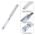 thumbnail image 4 of Uxcell Nylon Bore Brush 12mm Dia 4" Long Cleaning Twisted Wire Brush with Handle 1/4" Hex Shank, 4 of 6
