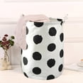 thumbnail image 6 of Dirty laundry basket waterproof folding laundry basket, cotton and hemp storage box for toy collection, 6 of 7
