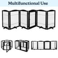 thumbnail image 2 of PETMAKER Extra Wide Freestanding Foldable Dog Gate, 2 of 6
