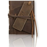 PRASTARA Leather Journal Writing Notebook Handmade Diary Daily Notepad for Men & Women Unlined Paper Travel Notebook Journals