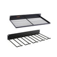 thumbnail image 2 of Storage Rack,Wall Mount Power Tool Organizer Heavy Duty,Floating Tool Rack Black Workshop Accessory,Power Tool Garage Storage Rack Wall Mounted,Garage Storage Utility Rack Anti Rust Set of 2Pcs, 2 of 7