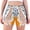 Leopards Leaves, variant on Womens Swim Shorts Mesh Liner Quick Dry Casual Beach Board Bottom with Pockets, Sizes S-2XL, Black Cat Walking