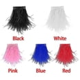 thumbnail image 2 of Ostrich Trims Dress Sewing Handmade Ribbon Tape Headband Feather Fringe Costumes Ty, 2 of 3